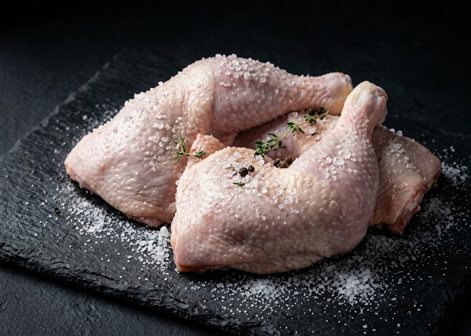 Frozen Chicken Legs and Quarters